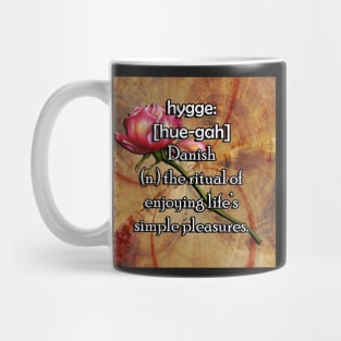 Hygge Living Simply Quote Danish Definition Hygee Mug